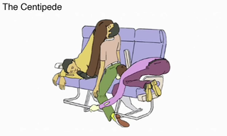 Illustration for article titled Let Demetri Martin show you new ways to sleep on an airplane